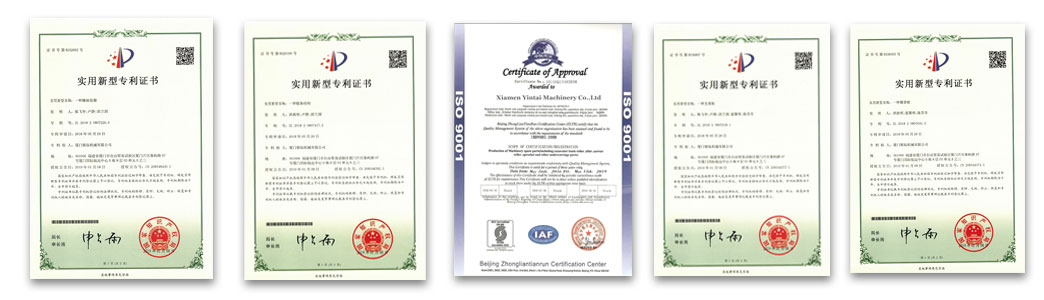 Yintai Certificates